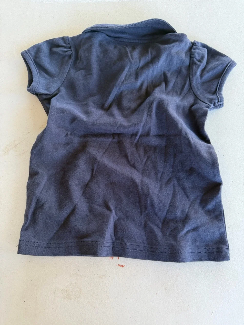 Gymboree Girls Uniform Ruffle Polo